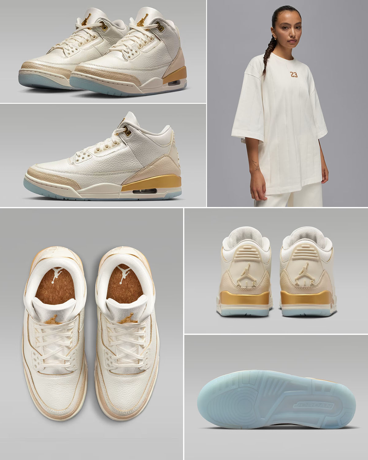 Air Jordan 3 Champagne and Oysters Outfits