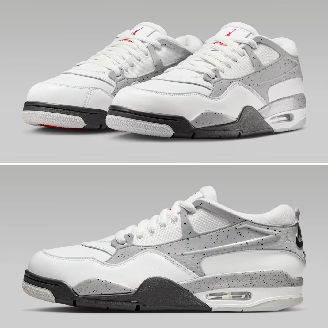 Air Jordan 4 RM White Cement Mens Shoes IO7434-121