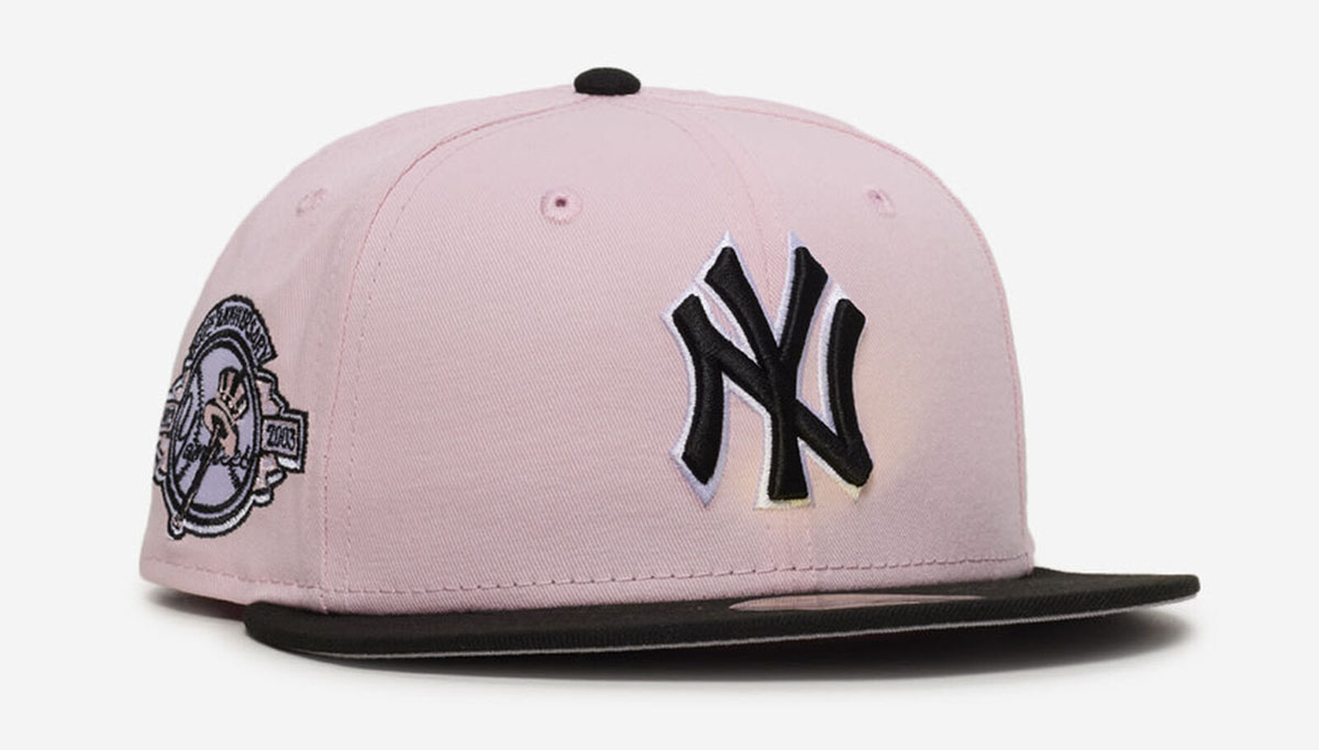 Air Jordan 5 Medium Soft Pink 35th Anniversary New Era New York Yankees Fitted Cap 59FIFTY Hat