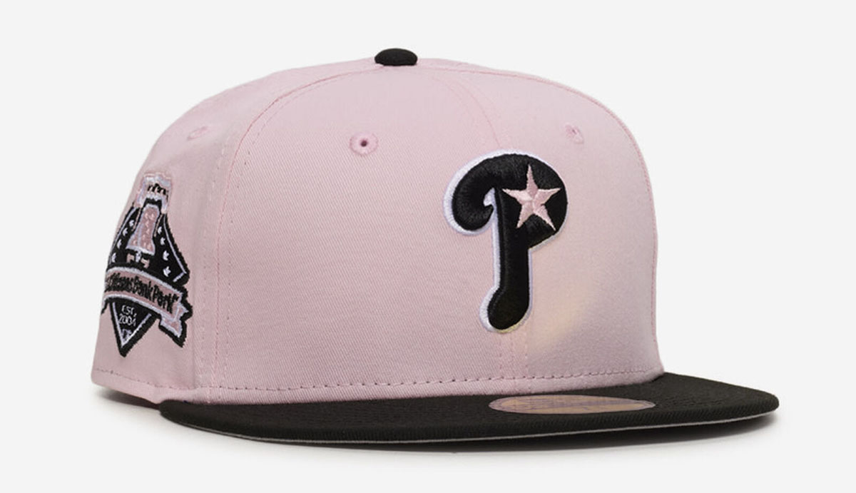 Air Jordan 5 Medium Soft Pink 35th Anniversary New Era Philadelphia Phillies Fitted Cap 59FIFTY Hat