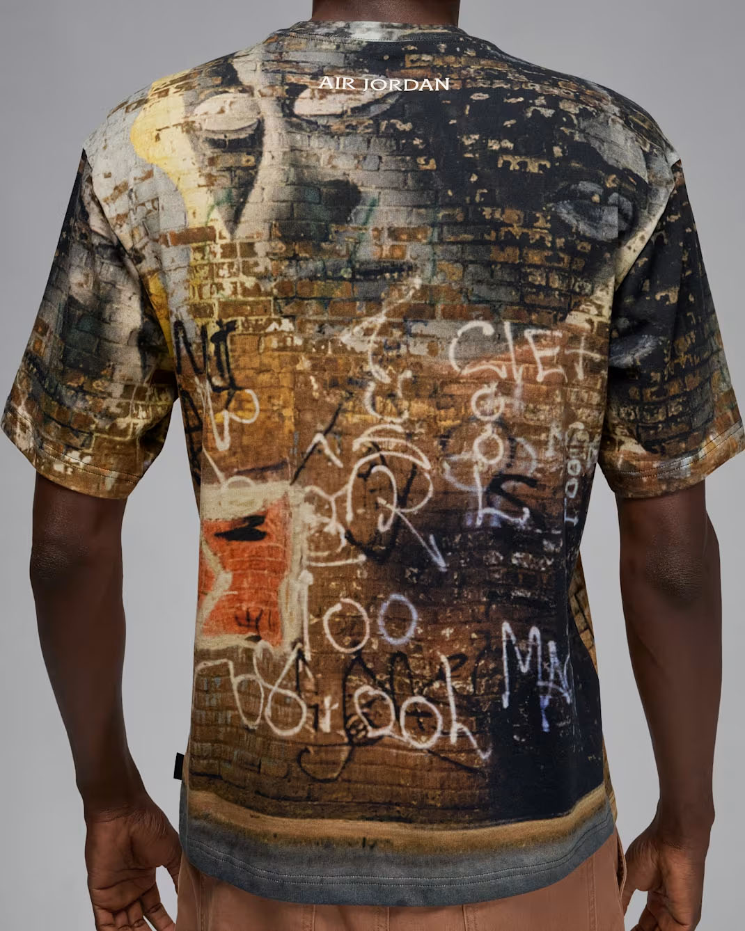 Air Jordan 85 Mens T Shirt Off Noir Sail Brown 4