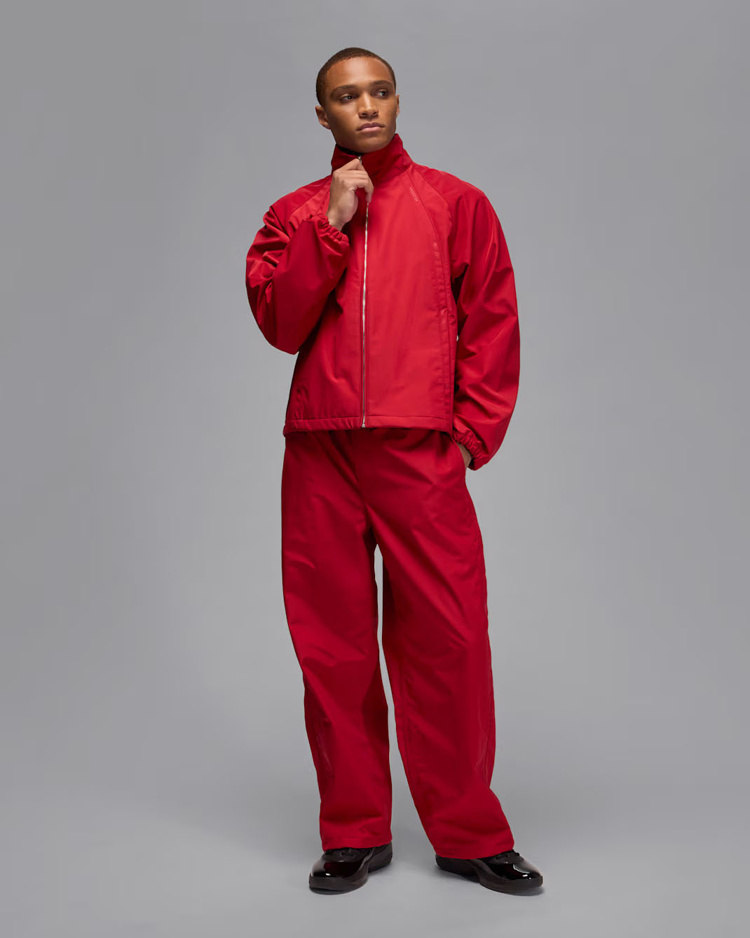 Air Jordan Mens Track Jacket and Pants Wings Jordan Red Outfit
