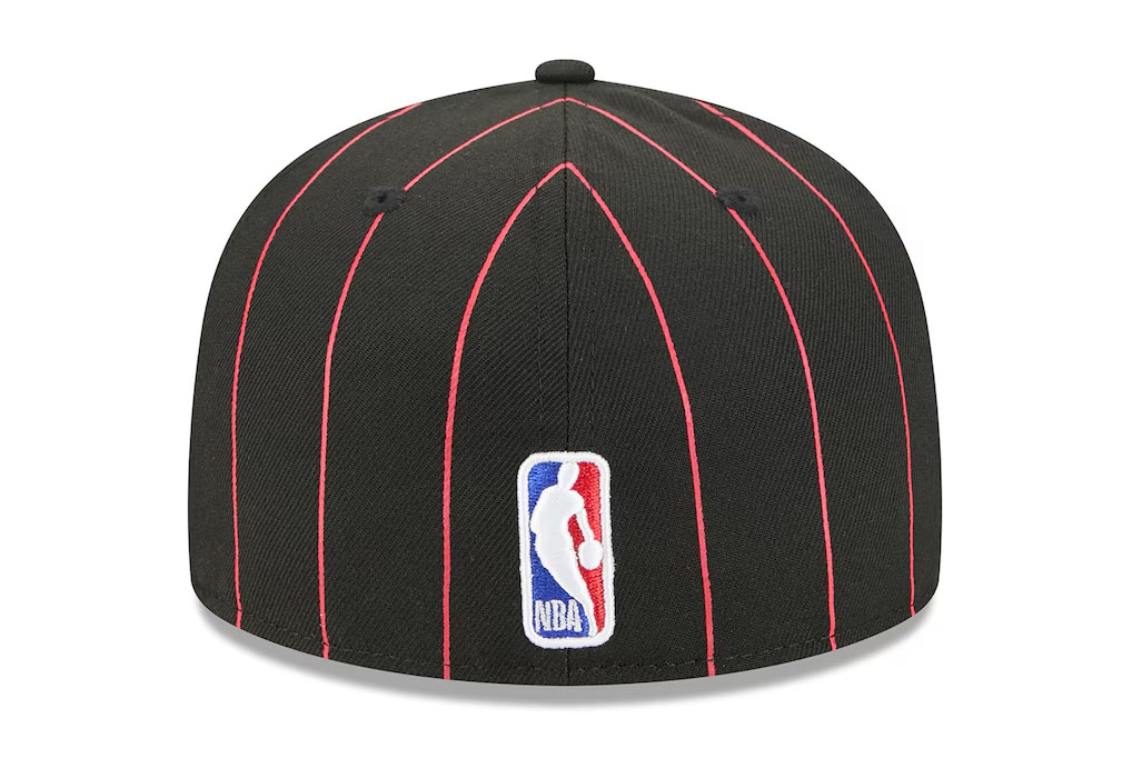 Chicago Bulls New Era Jersey Hook Statement Edition 59FIFTY Fitted Hat Black Red 4