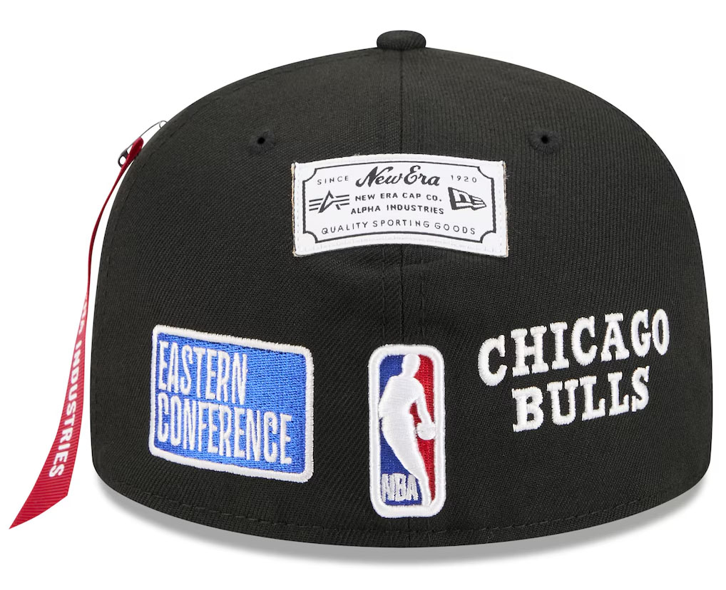 Chicago Bulls New Era x Alpha Industries 59FIFTY Fitted Hat Black 4