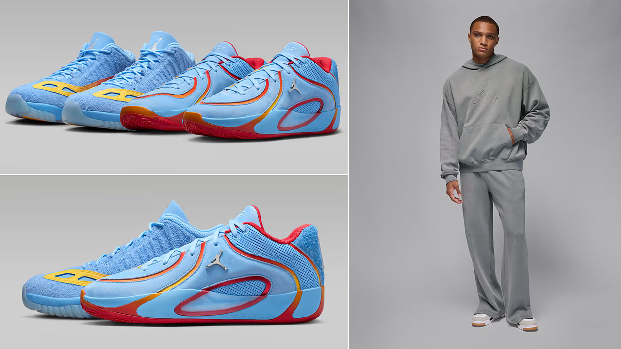 Jayson Tatum x Jordan World Tour Pack Welcome to St Louis Sneakers Hoodie Pants Outfit