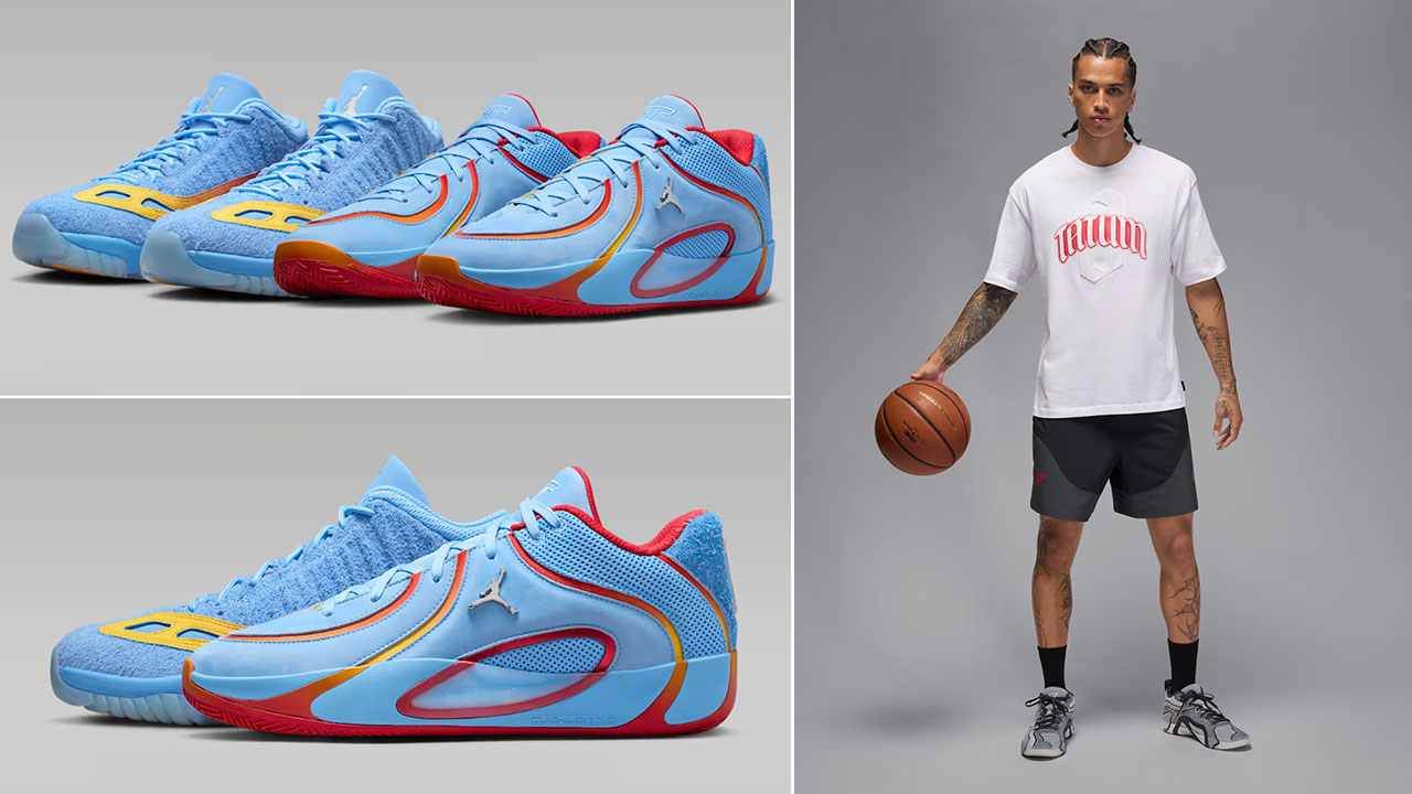 Jayson Tatum x Jordan World Tour Pack Welcome to St Louis Sneakers Shirt Shorts Outfit