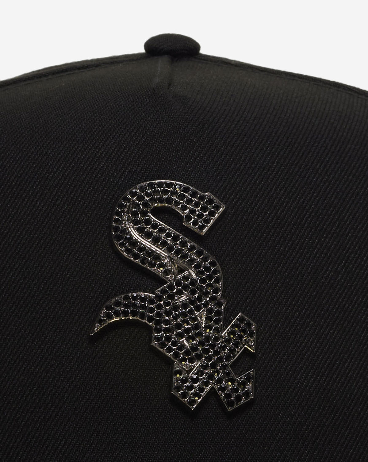 Jordan 4 Black Cat x New Era Chicago White Sox Black Stone Logo 59FIFTY Fitted Hat 2
