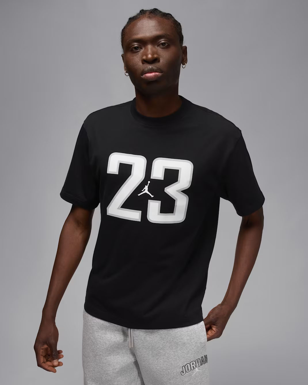 Jordan Brooklyn 23 Mens T Shirt Black White