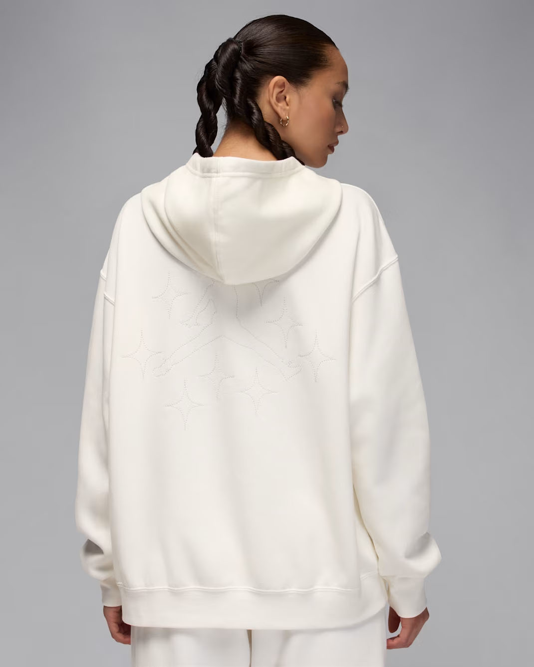 Jordan Brooklyn Fleece Womens Pullover Hoodie Sail 2