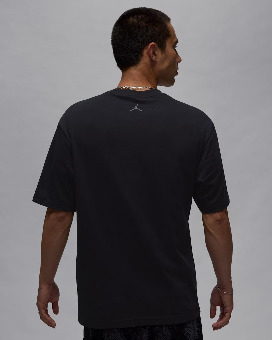 Jordan Brooklyn Mens Jumpman T Shirt Black Iron Grey 2