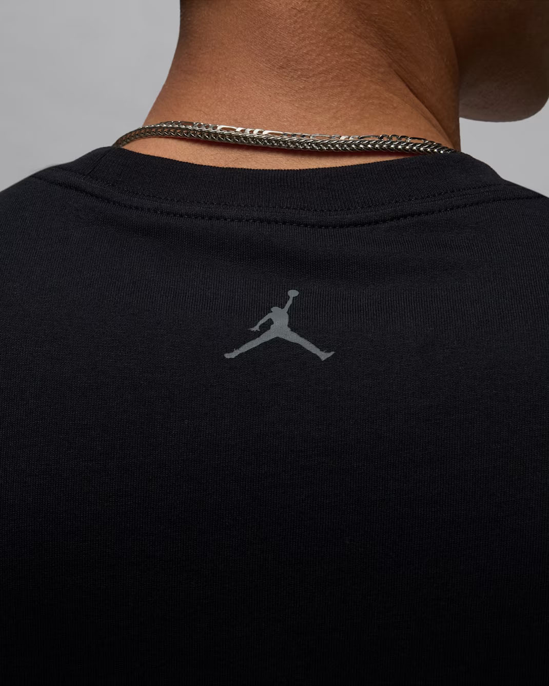 Jordan Brooklyn Mens Jumpman T Shirt Black Iron Grey 4