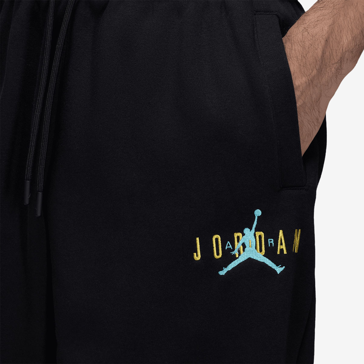 Jordan Brooklyn Oversized Stretch Pants Black Gamma Blue 2
