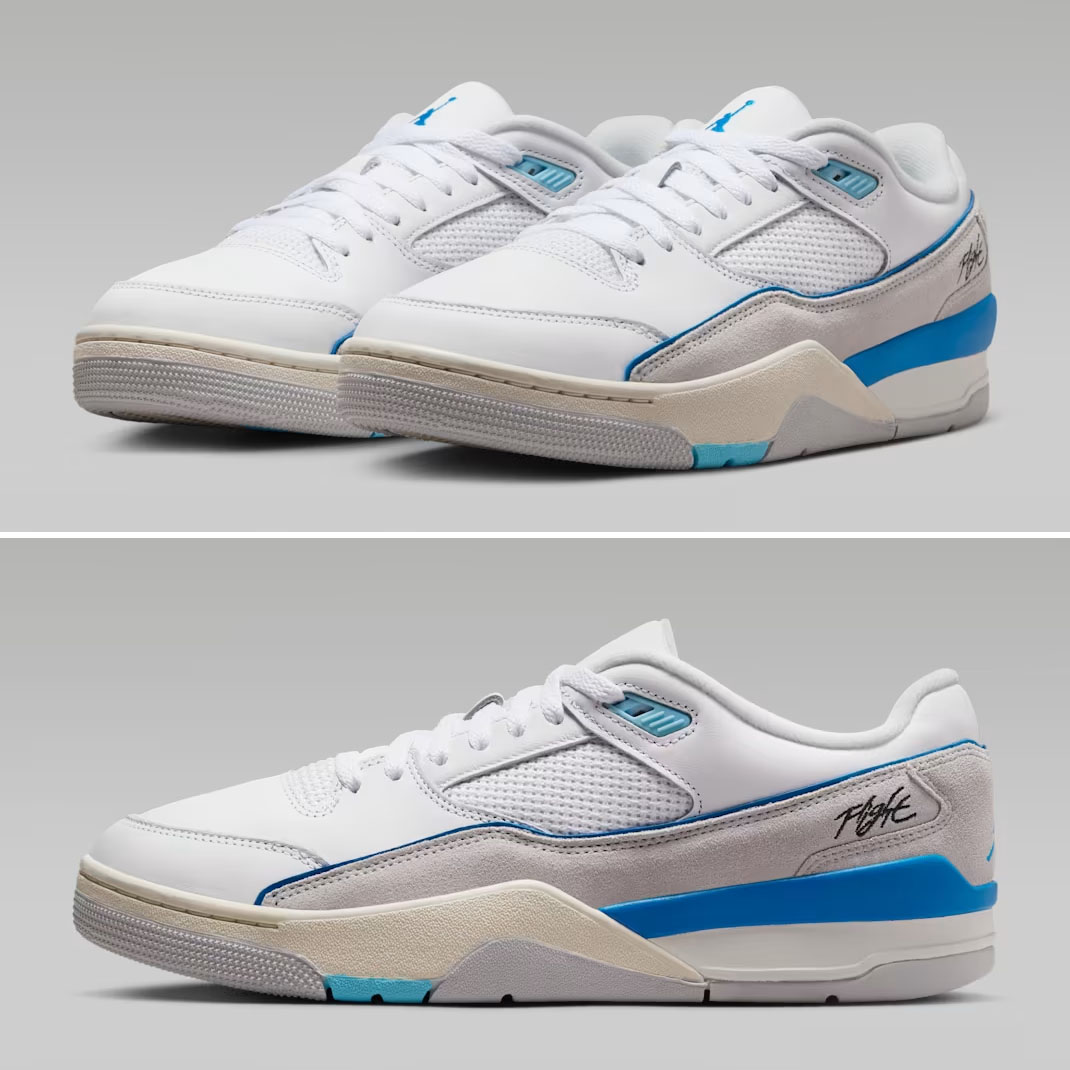 Jordan Flight Court White Photo Blue Mens Shoes HF3255-104
