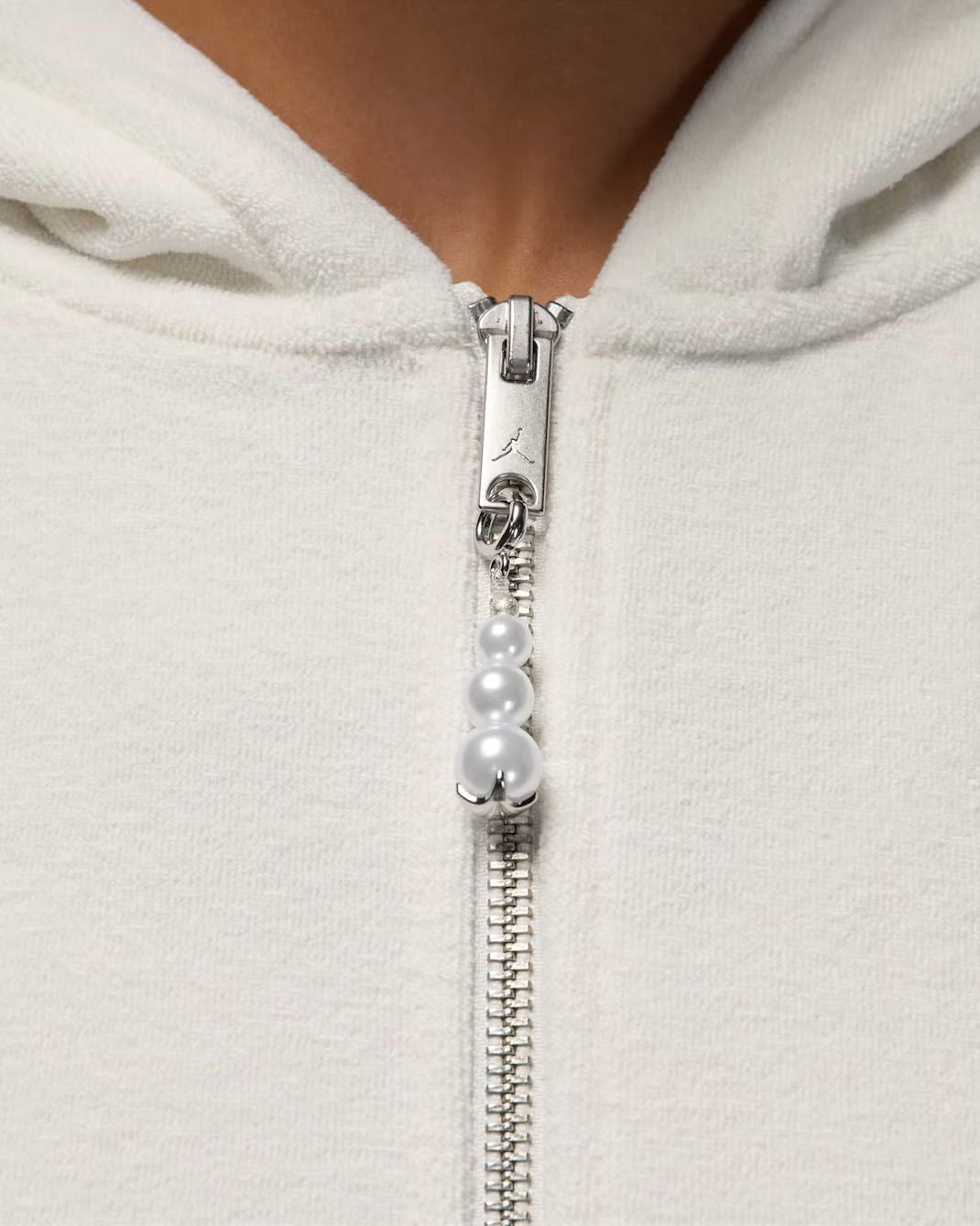 Jordan Flight Fleece Womens Full Zip Hoodie Sail 2