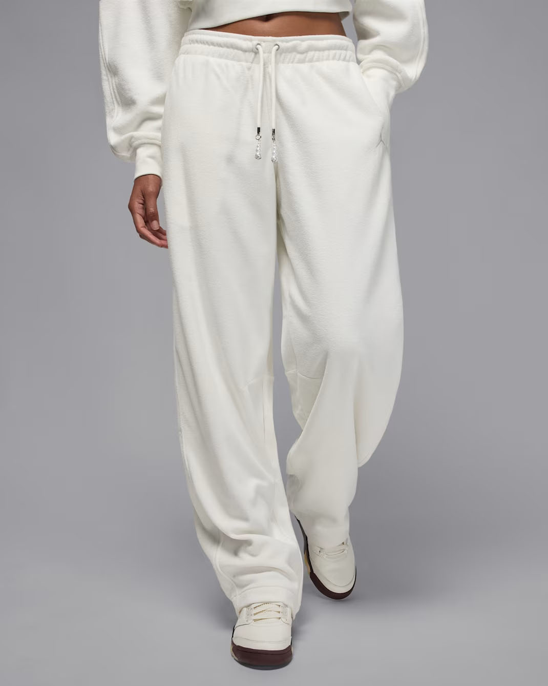 Jordan Flight Fleece Womens Pants Sail 1