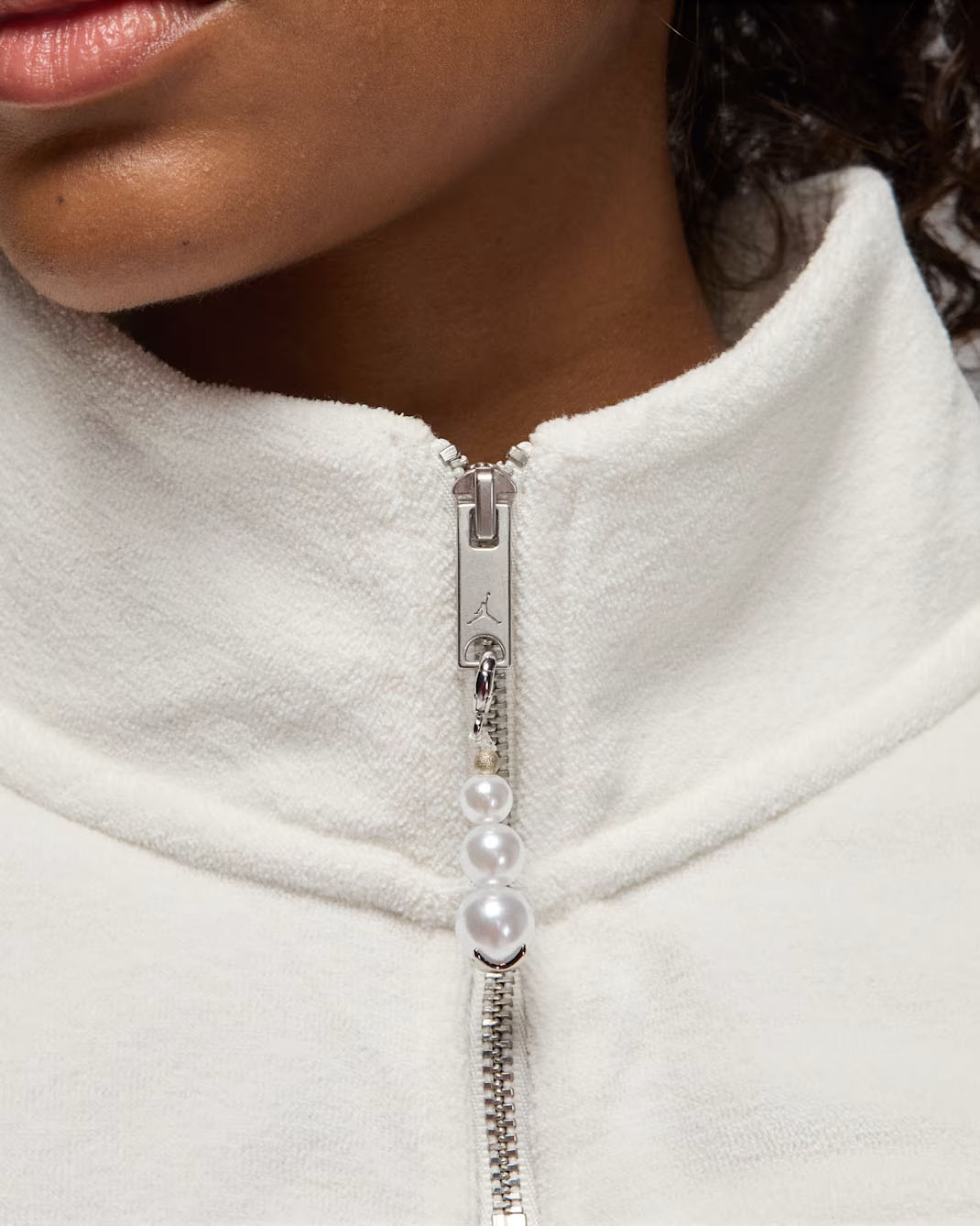 Jordan Flight Fleece Womens Quarter Zip Top Sail 2