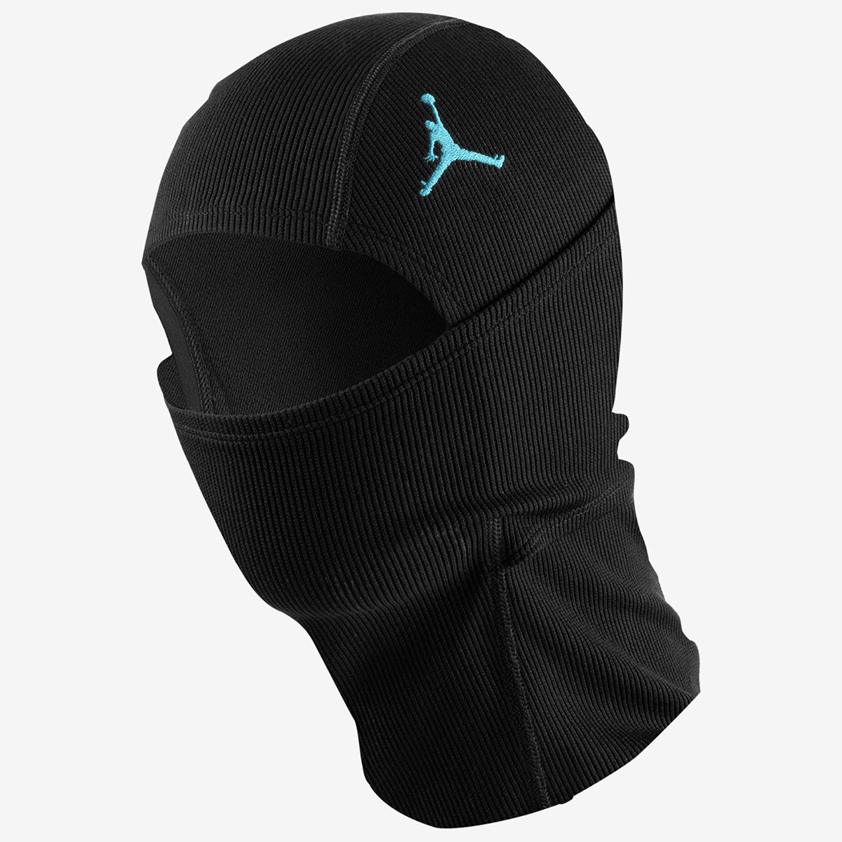 Jordan Flight Warm Rib Knit Hood Balaclava Black Gamma Blue