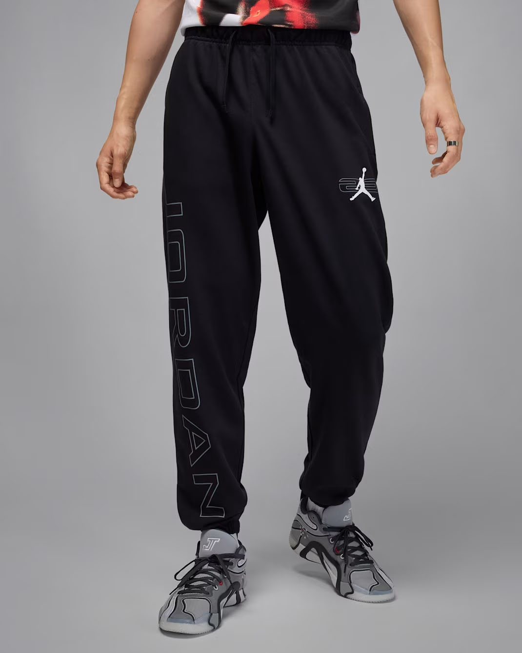 Jordan Sport Crossover Mens Pants Black White 1