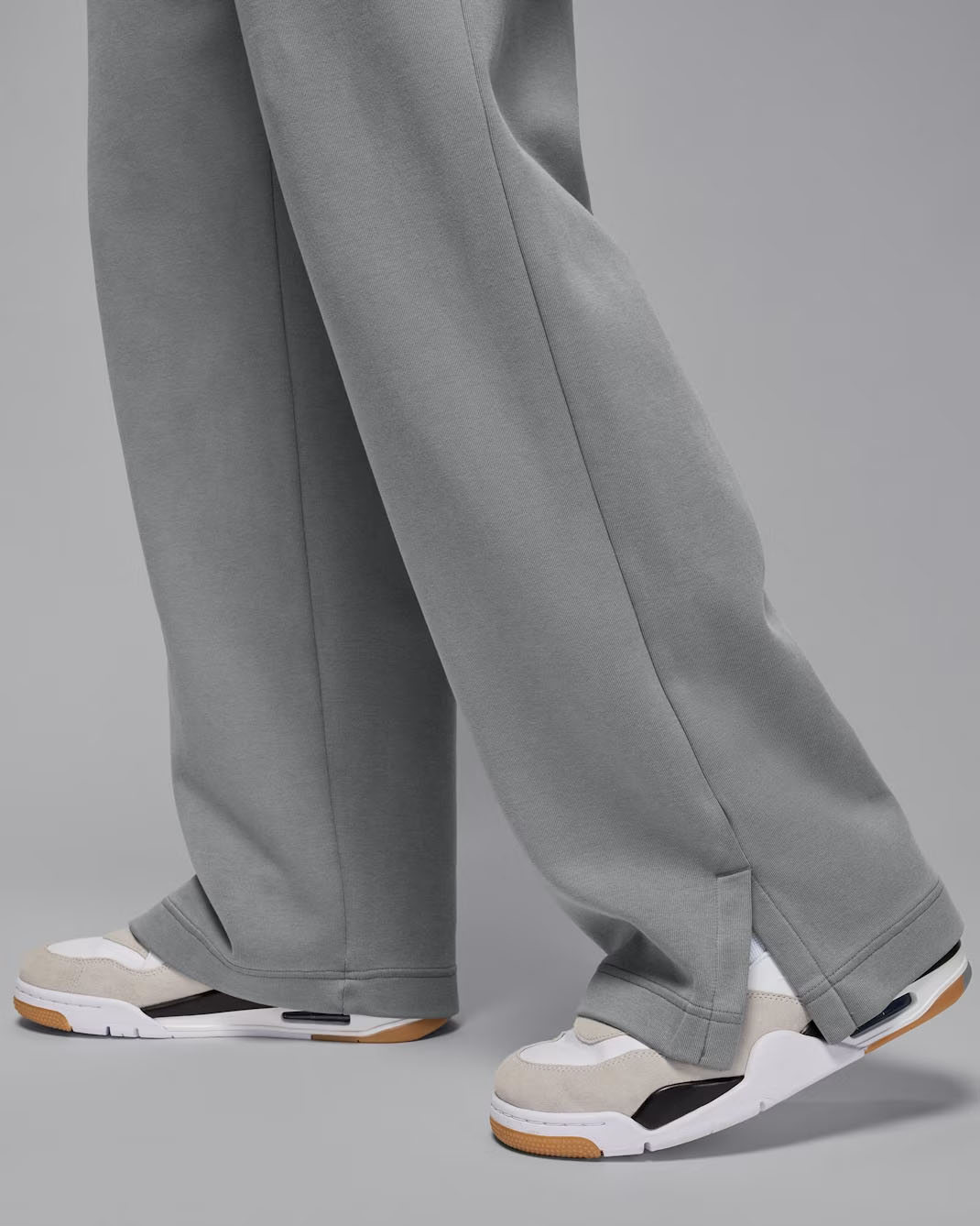 Jordan Tatum Hoop Fleece Mens Dri Fit Pants Smoke Grey 4