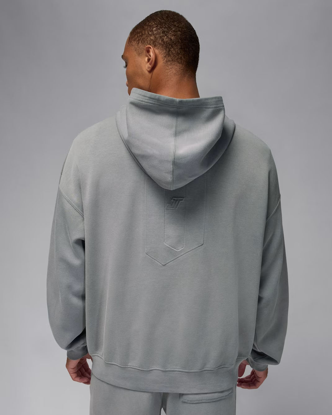 Jordan Tatum Hoop Fleece Mens Dri Fit Pullover Hoodie Smoke Grey 2