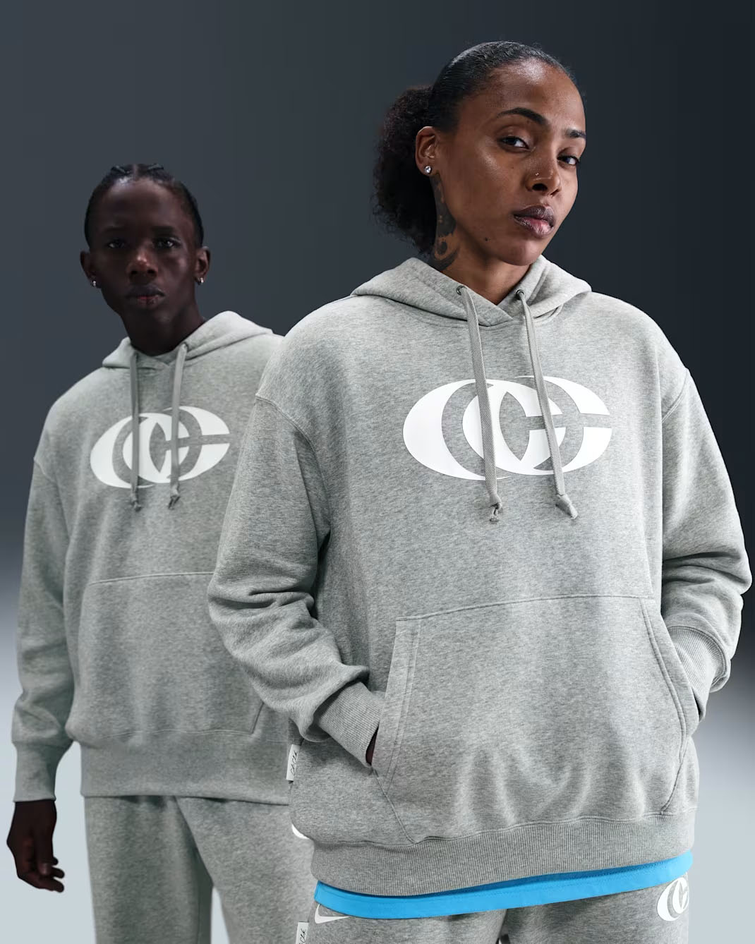 Nike Caitlin Clark Phoenix Hoodie Grey