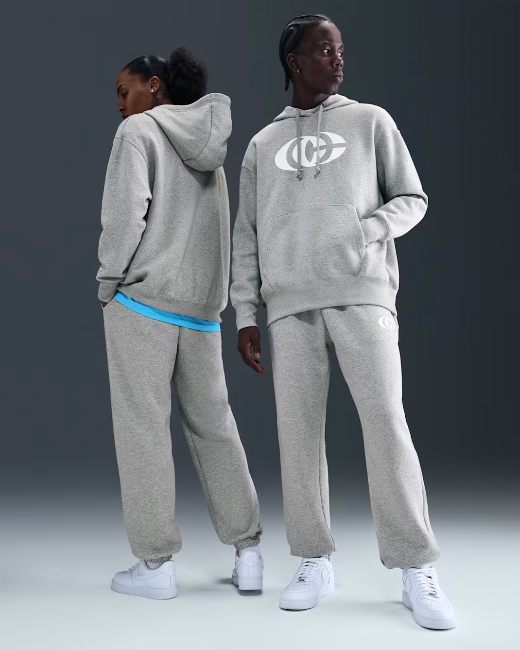 Nike Caitlin Clark Phoenix Hoodie and Pants Grey