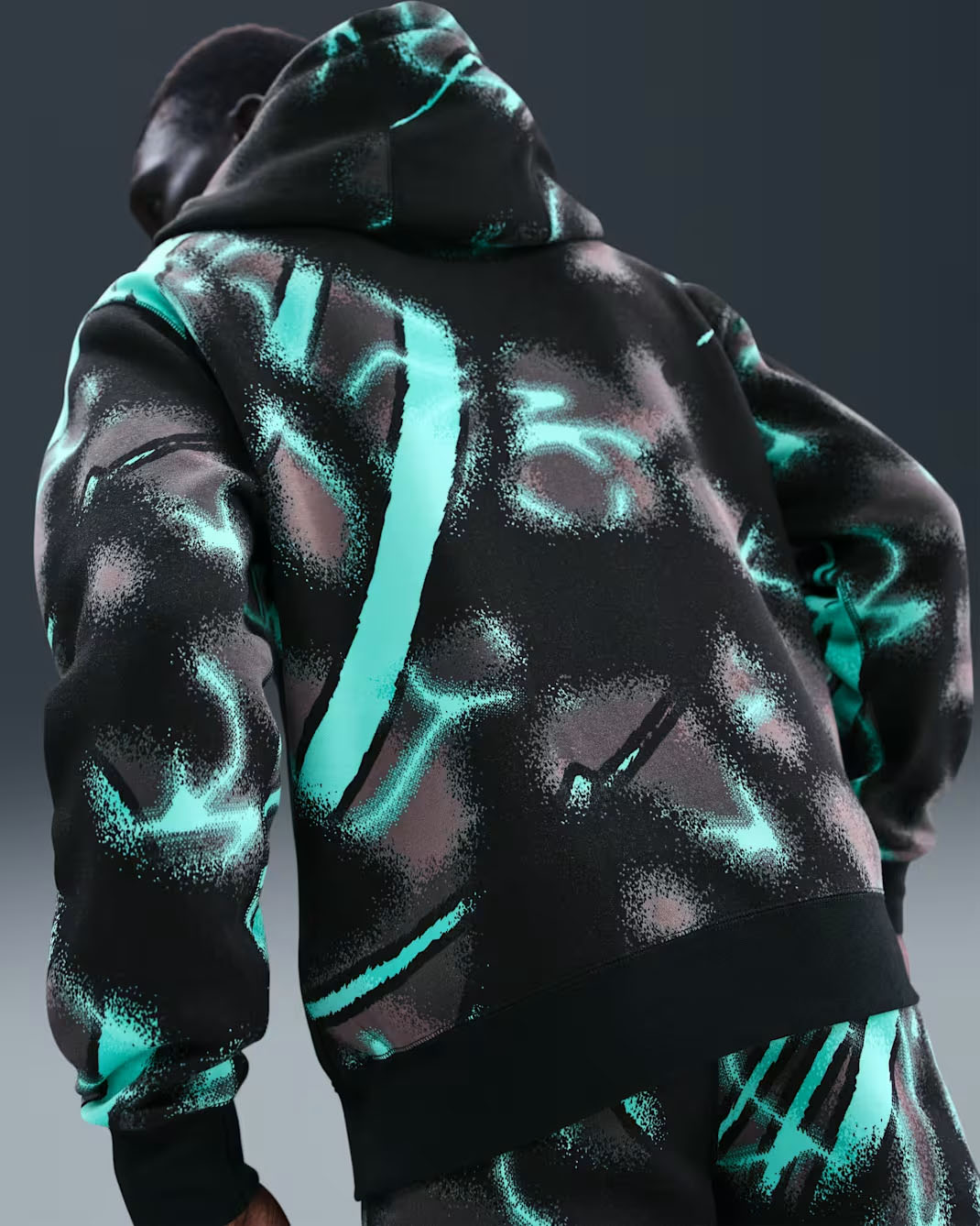 Nike Ja 3 Mens Club Fleece Hoodie Bleached Turquoise 2