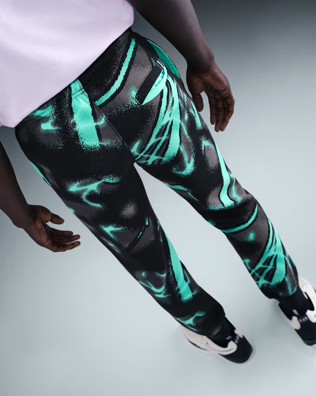 Nike Ja 3 Mens Club Fleece Jogger Pants Bleached Turquoise 2