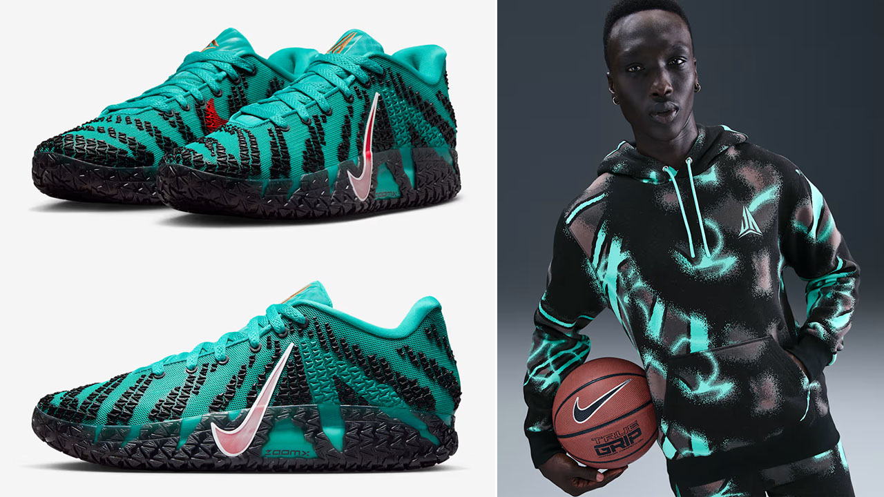 Nike Ja 3 Scratch 3 Mens Shoes and Hoodie Outfit