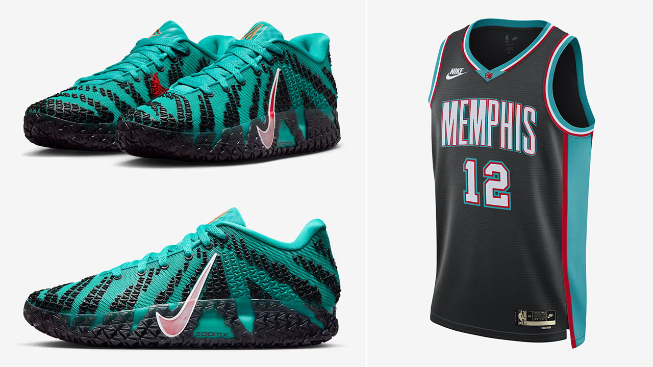 Nike Ja 3 Scratch 3 Mens Shoes x Nike Ja Morant Memphis Grizzlies 2025 26 Hardwood Classics Jersey
