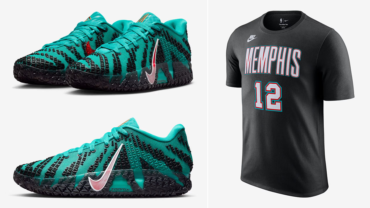 Nike Ja 3 Scratch 3 Mens Shoes x Nike Ja Morant Memphis Grizzlies Hardwood Classics T Shirt