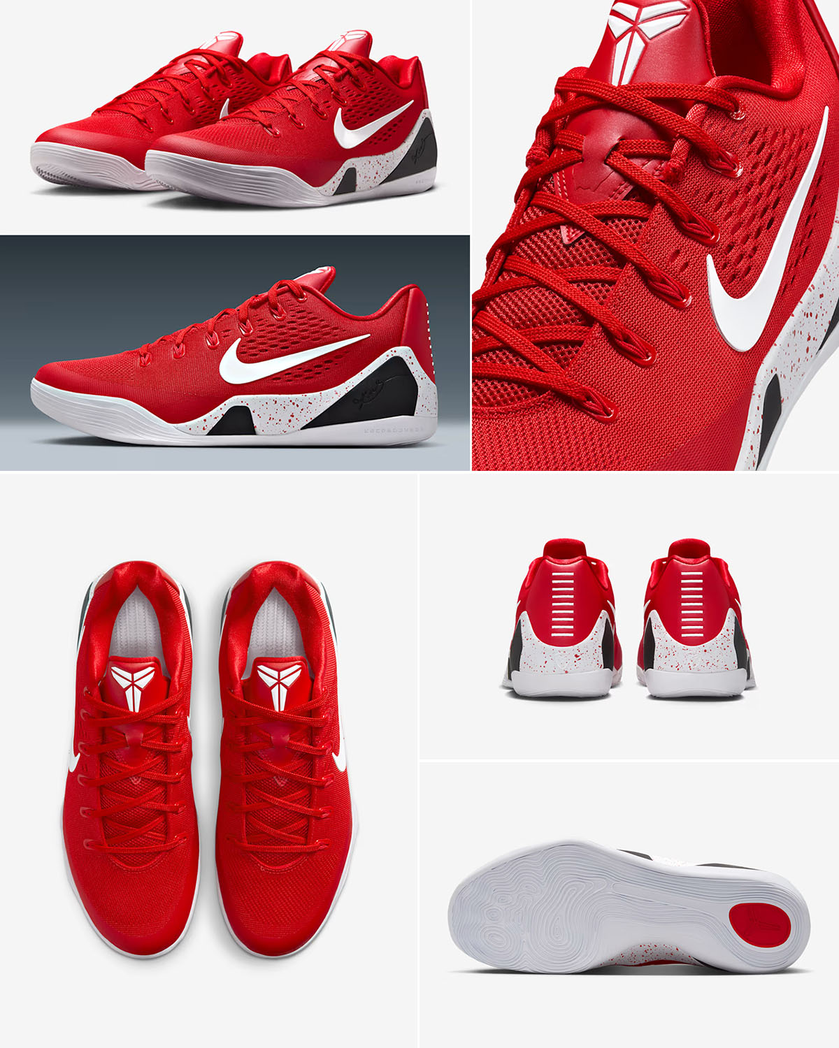 Nike Kobe 9 Elite Low EM Protro University Red IH1401-600