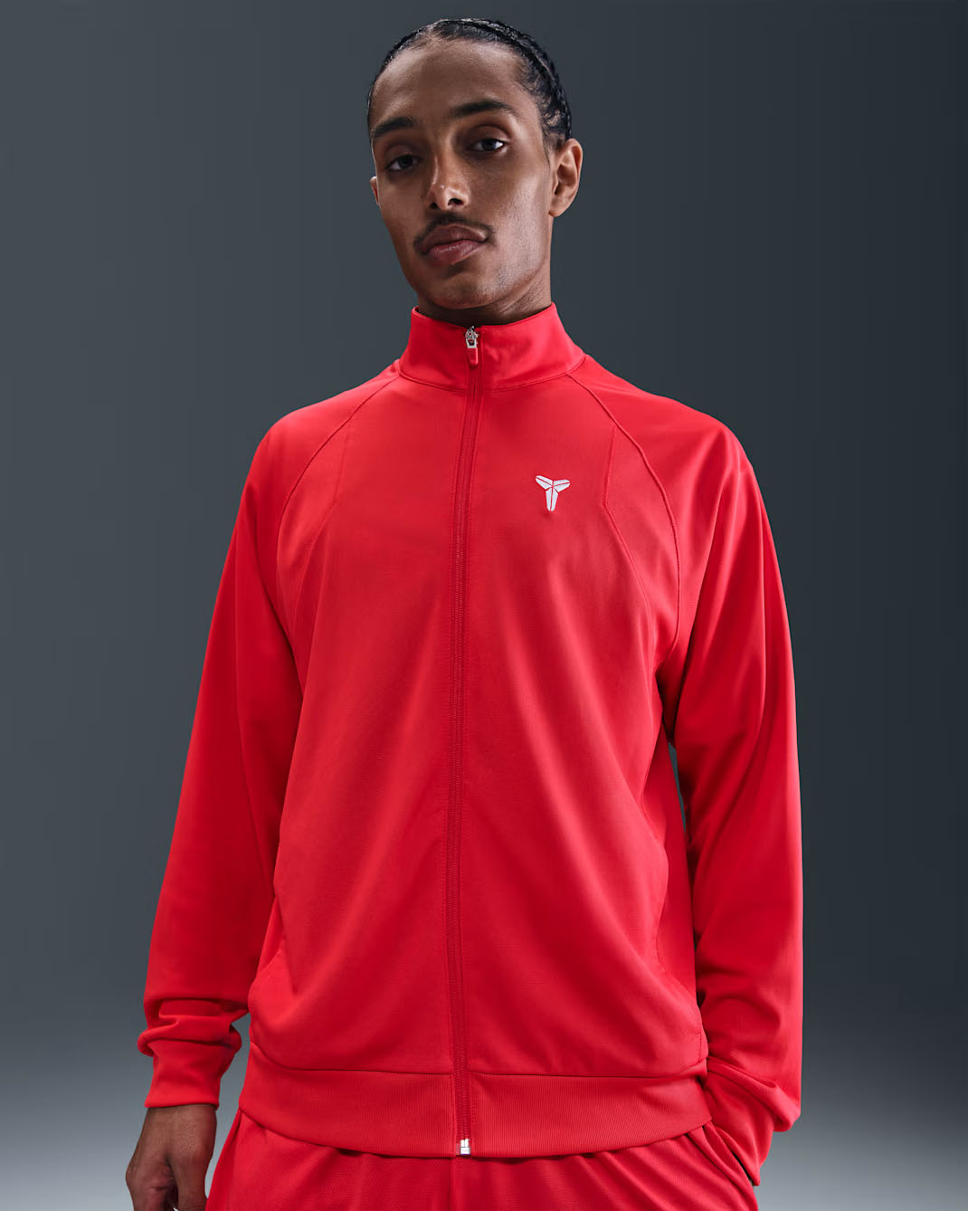 Nike Kobe Dri Fit Knit Jacket Red White