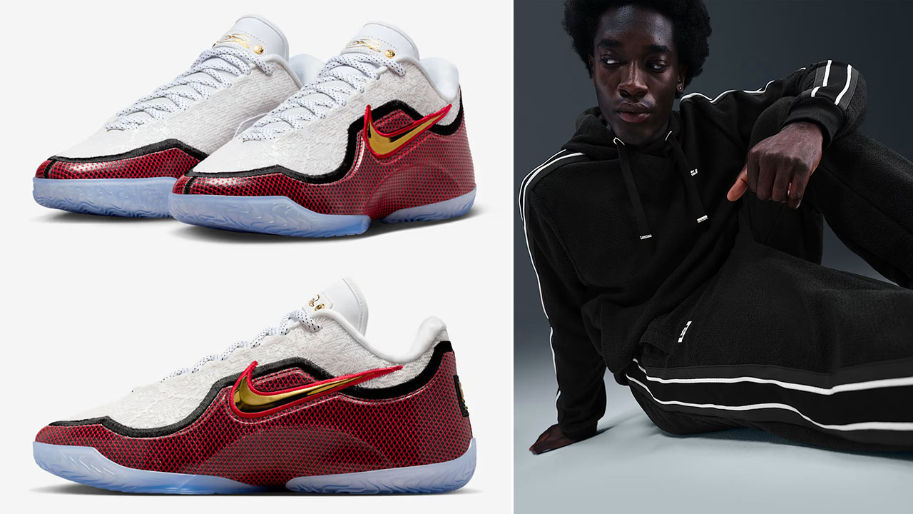 Nike LeBron 23 Grand Opening Shoes x Nike LeBron Hoodie and Pants Outfit