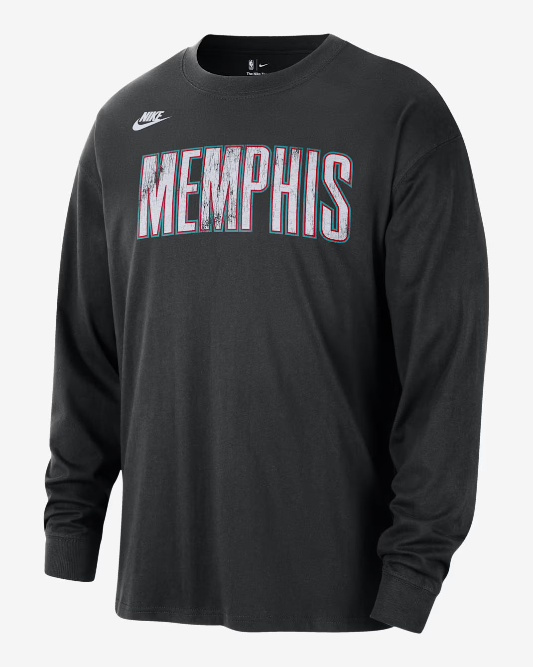 Nike Memphis Grizzlies Hardwood Classic Essential Mens Long Sleeve T Shirt