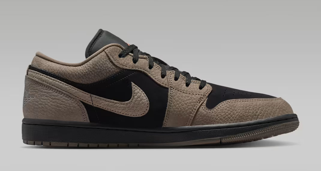 Air Jordan 1 Low Olive Grey Mens Shoes 3