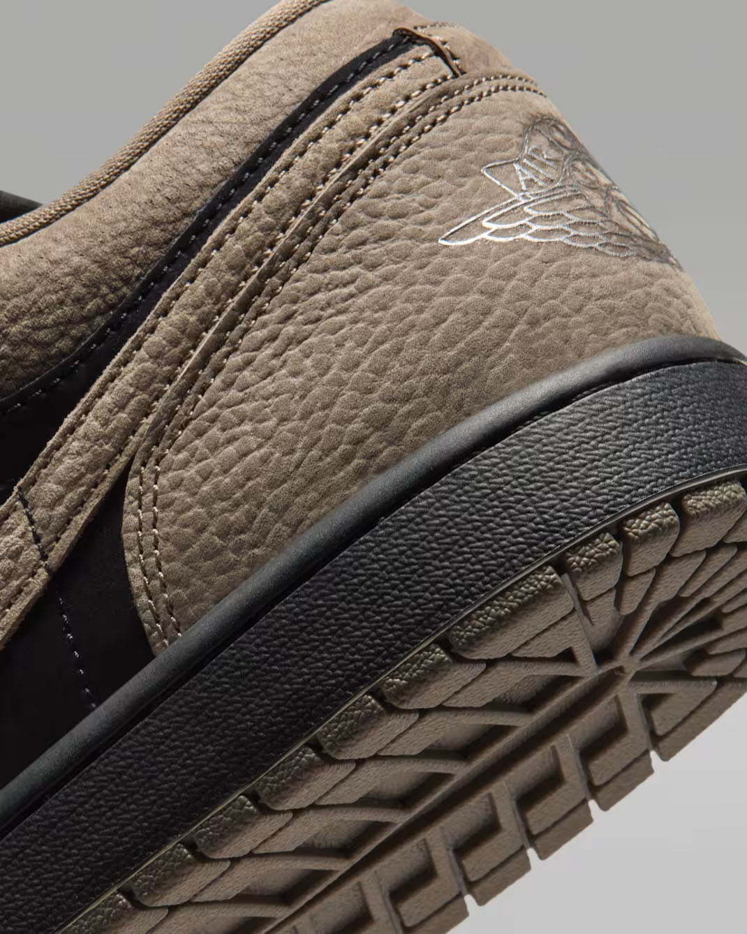 Air Jordan 1 Low Olive Grey Mens Shoes 8