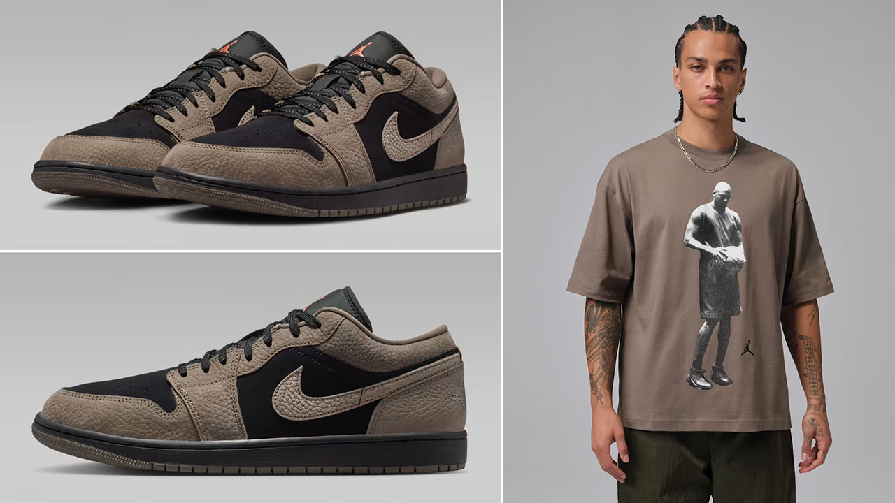Air Jordan 1 Low Olive Grey Sneakers Clothing Outfits