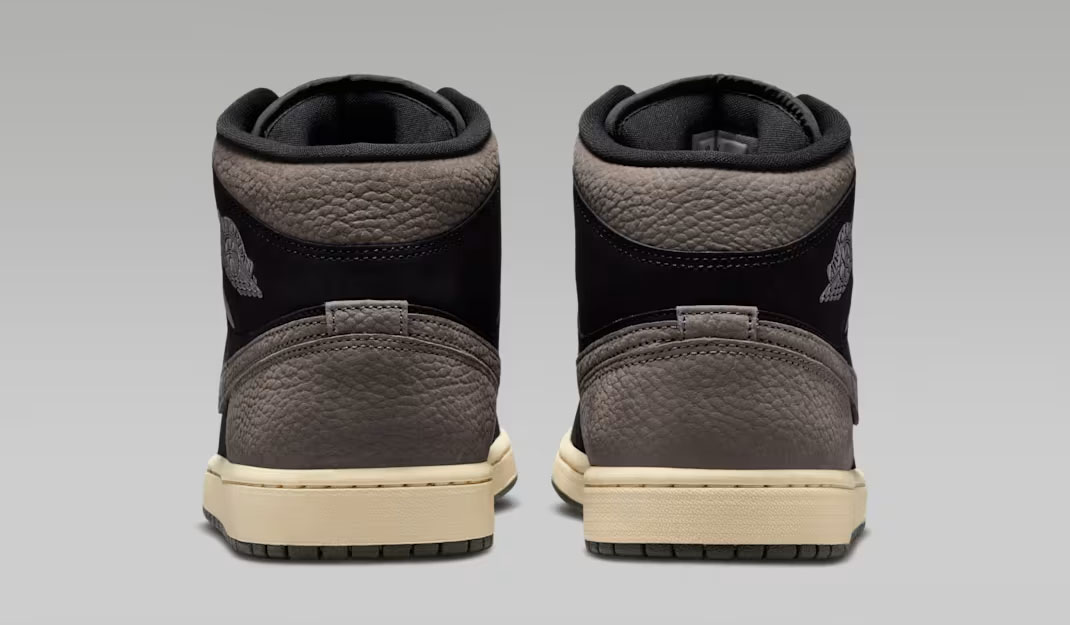 Air Jordan 1 Mid Olive Grey Mens Shoes 5