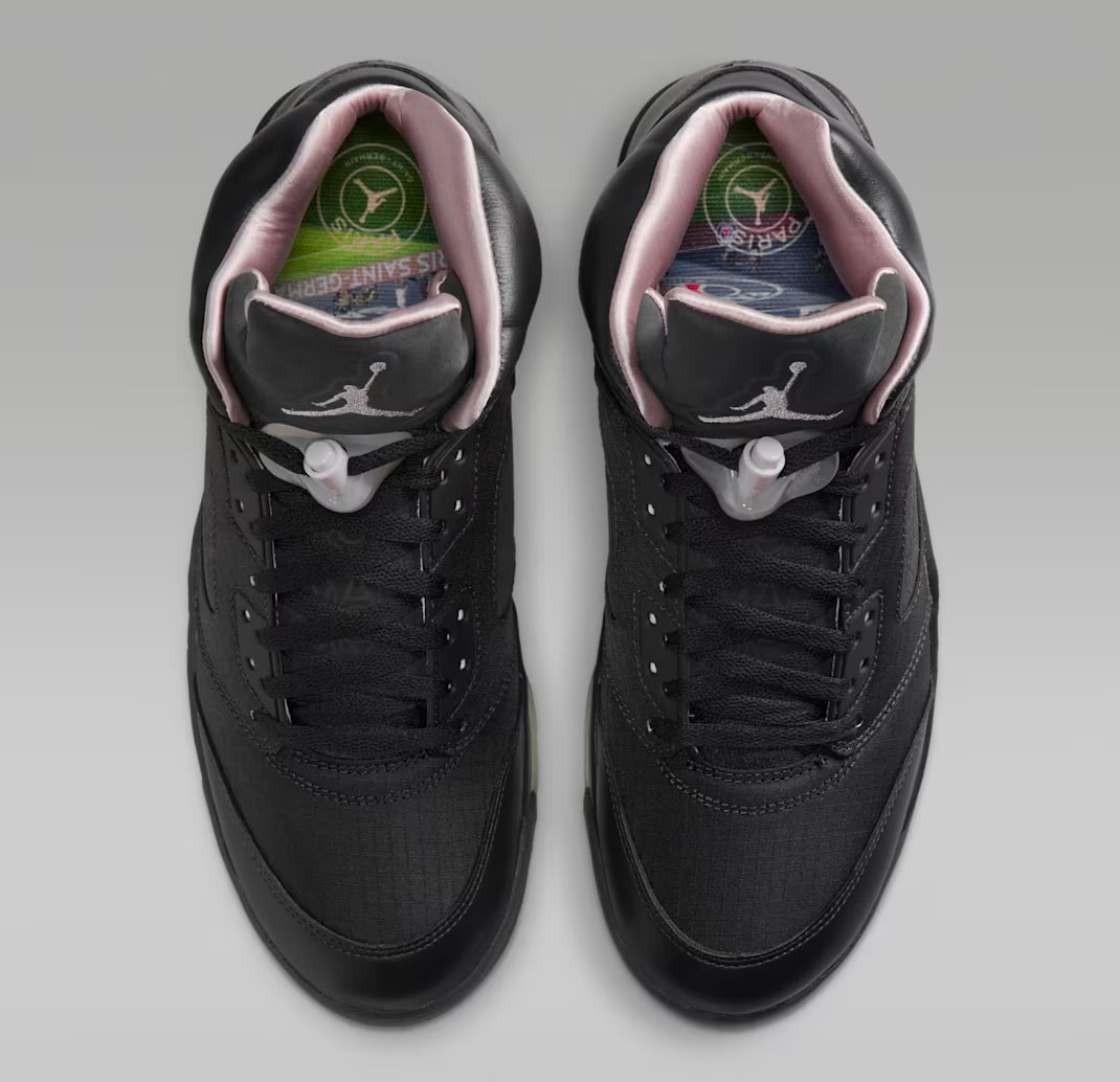 Air Jordan 5 Paris Saint Germain Off Noir Mens Shoes 4