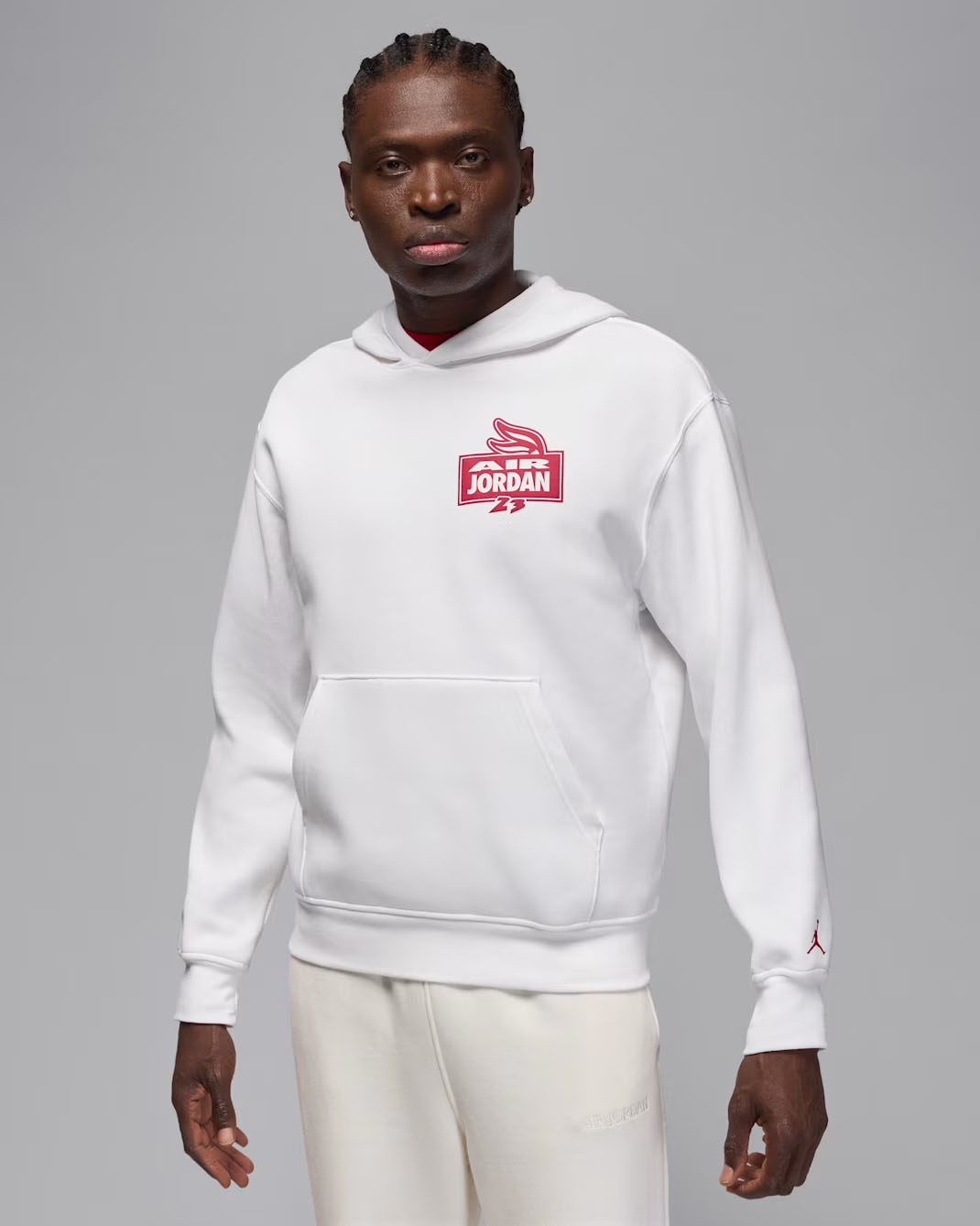 Air Jordan 8 Bugs Bunny 2025 Mens Hoodie White 1