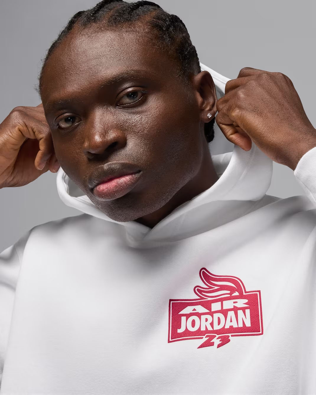 Air Jordan 8 Bugs Bunny 2025 Mens Hoodie White 3