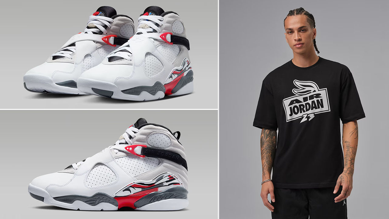 Air Jordan 8 Bugs Bunny 2025 Shoes and Shirt