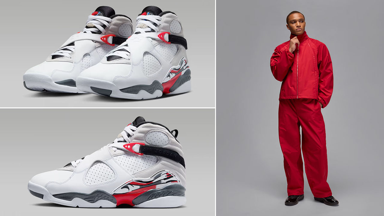 Air Jordan 8 Bugs Bunny 2025 x Air Jordan Mens Track Jacket and Pants