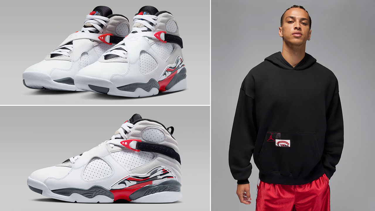 Air Jordan 8 Bugs Bunny 2025 x Jordan Brooklyn Fleece Oversized Pullover Hoodie