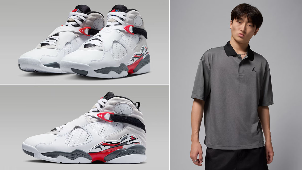 Air Jordan 8 Bugs Bunny 2025 x Jordan Brooklyn Mens Polo Shirt
