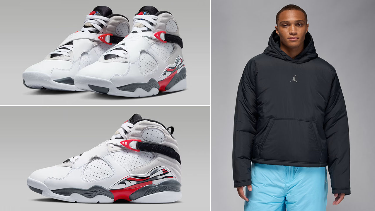 Air Jordan 8 Bugs Bunny 2025 x Jordan Flight Mountainside Mens Padded Hoodie
