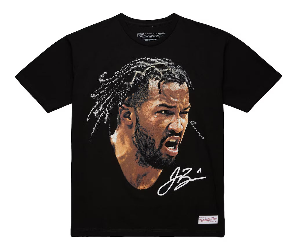 Jalen Brunson NBA Mitchell & Ness Unisex Real Big Face Player T Shirt