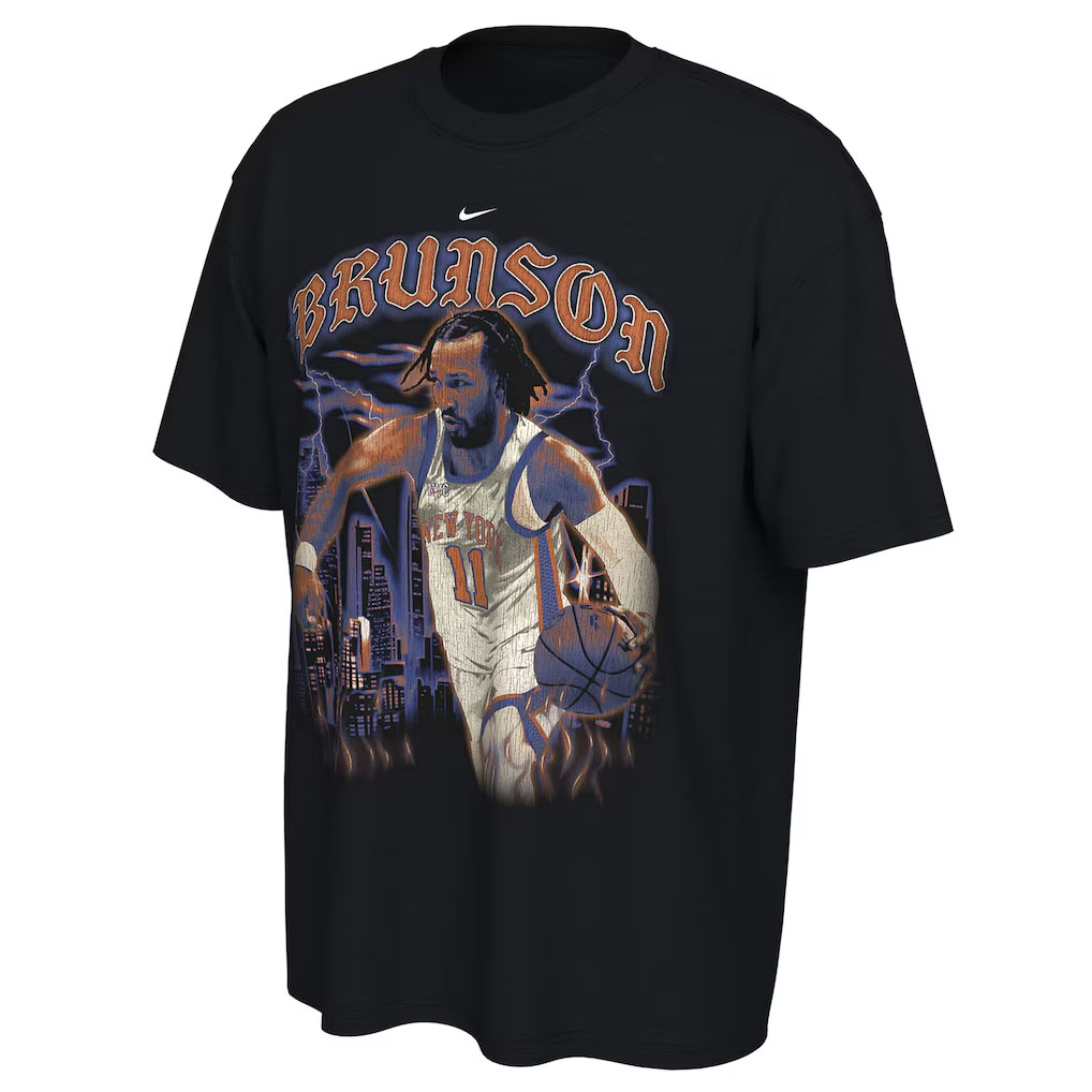 Jalen Brunson New York Knicks Nike Unisex 2025:26 City Edition Player Graphic T Shirt