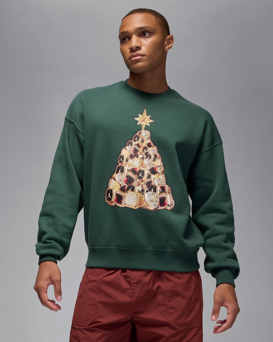 Jordan-Brooklyn-Fleece-Mens-Holiday-Tree-2025-Crew-Neck-Sweatshirt-Midnight-Green-1
